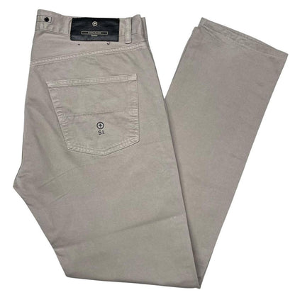 Vintage Stone Island Denims AW 2006 Beige Straight Leh Fit Cotton Trousers