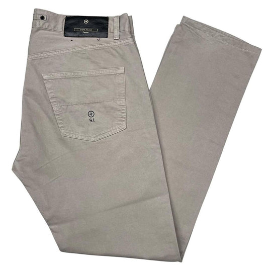 Vintage Stone Island Denims AW 2006 Beige Straight Leh Fit Cotton Trousers