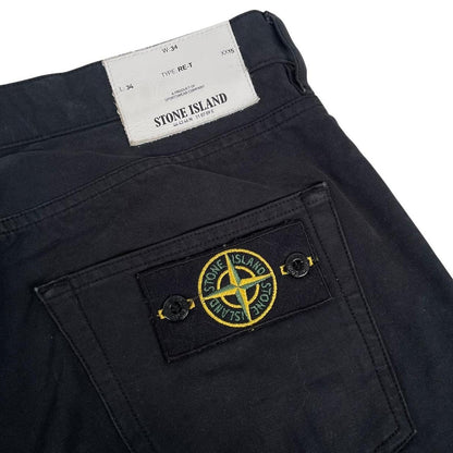 Stone Island AW 2012 Black RE-T Fit Denim Jeans