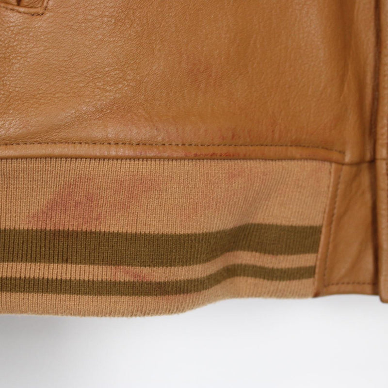 Kith for BMW Desert Brown Leather Bomber Jacket