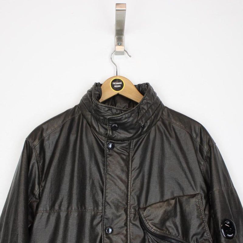 CP Company Khaki Green Nyber Quilted Field Jacket
