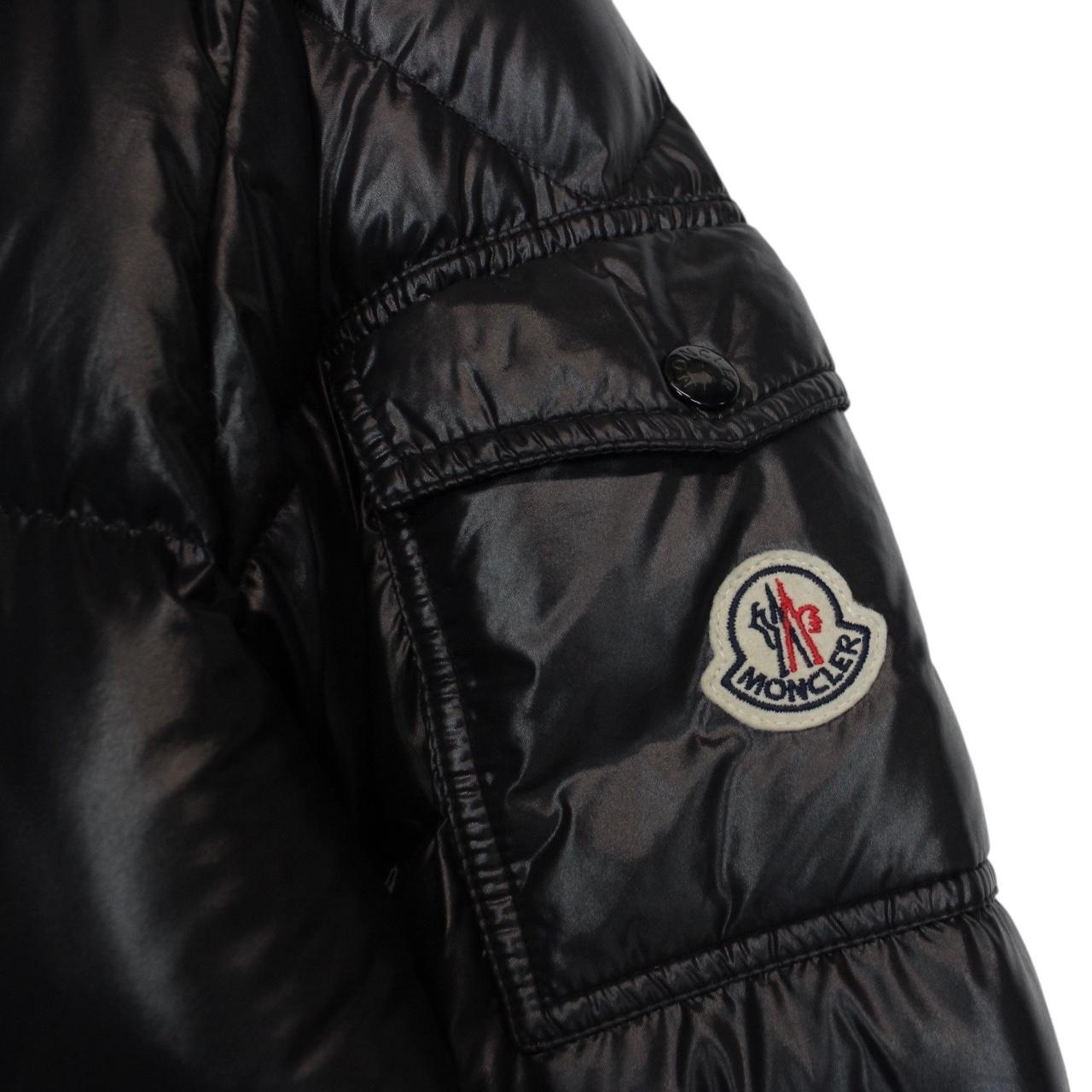 Moncler Maya Black Full Zip Hooded Down Puffer Jacket