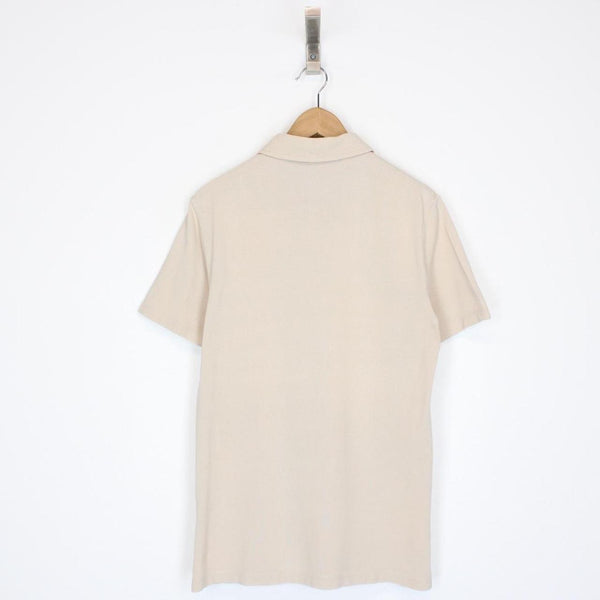 Burberry Brit Beige Short Sleeve Cotton Polo Shirt