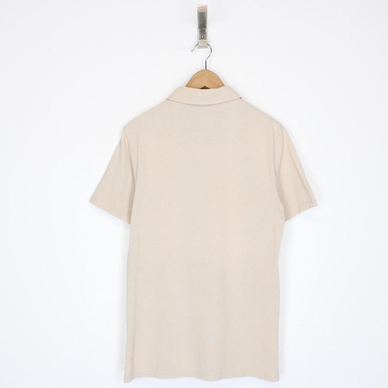 Burberry Brit Beige Short Sleeve Cotton Polo Shirt