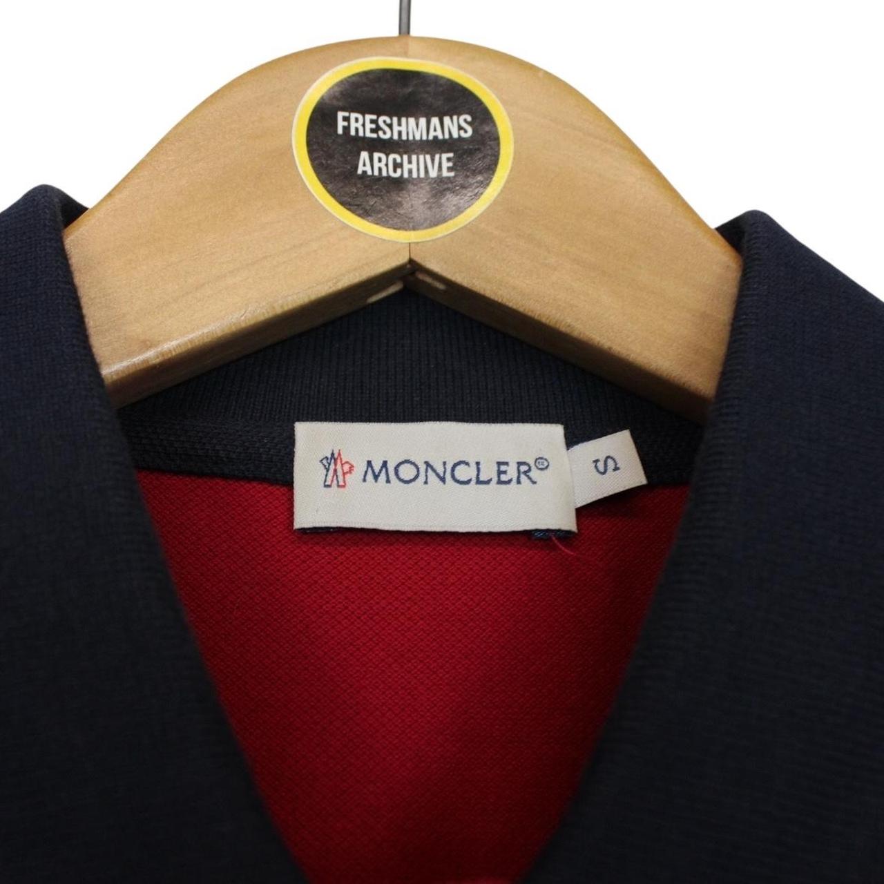 Moncler Maglia Manica Corta Red Short Sleeve Polo Shirt