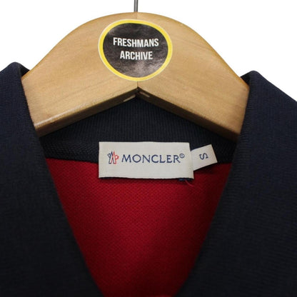 Moncler Maglia Manica Corta Red Short Sleeve Polo Shirt