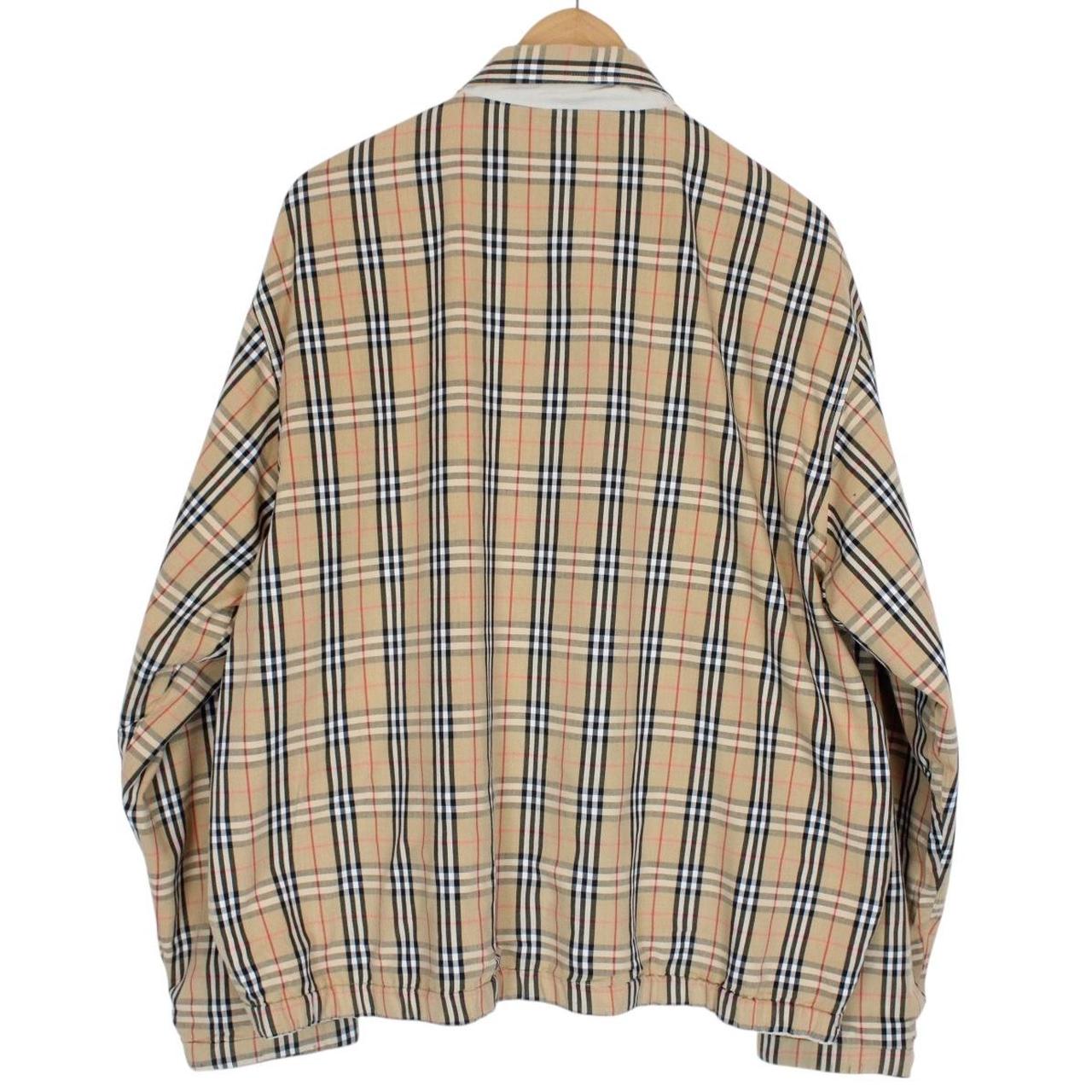 Vintage 90s Burberry Reversible Harrington Jacket Large 