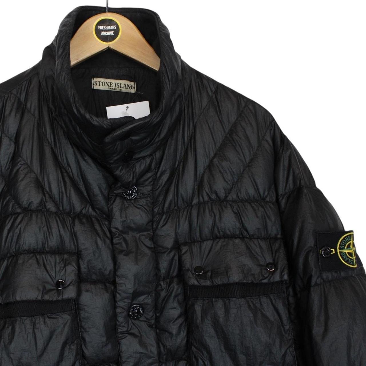 Stone Island AW 2011 Black Garment Dyed Down 26 GR x SQM_N Puffer Jacket