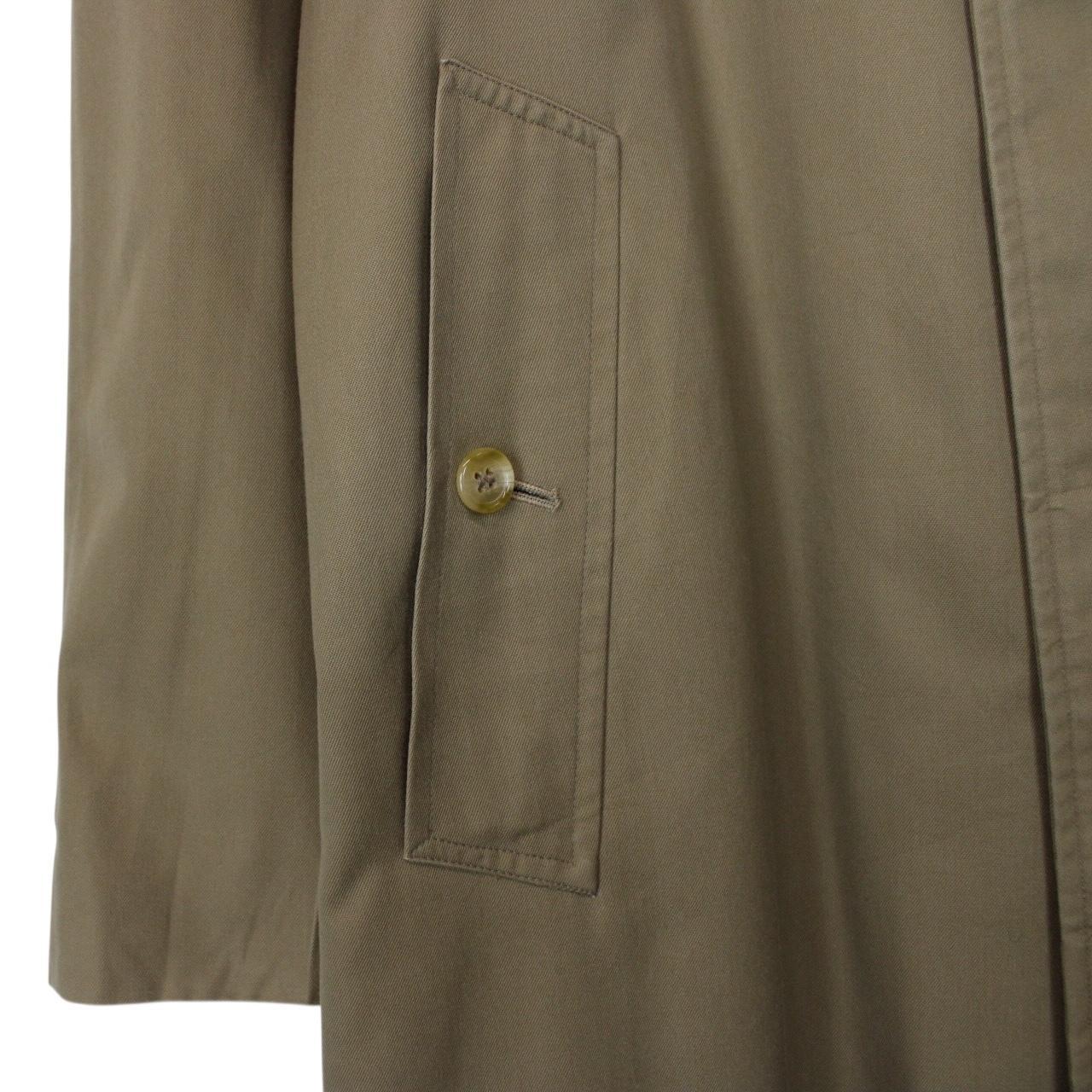 Vintage 90s Burberry Khaki Brown Single Breasted Nova Check Trench Coat