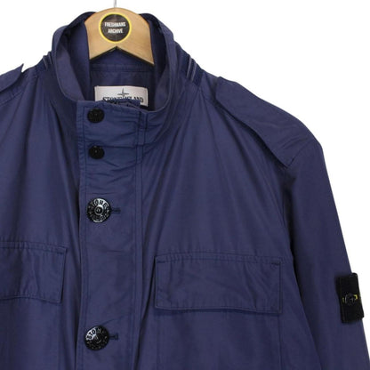 Stone Island SS 2014 Navy Blue Micro Reps Nylon Multi Pocket Jacket