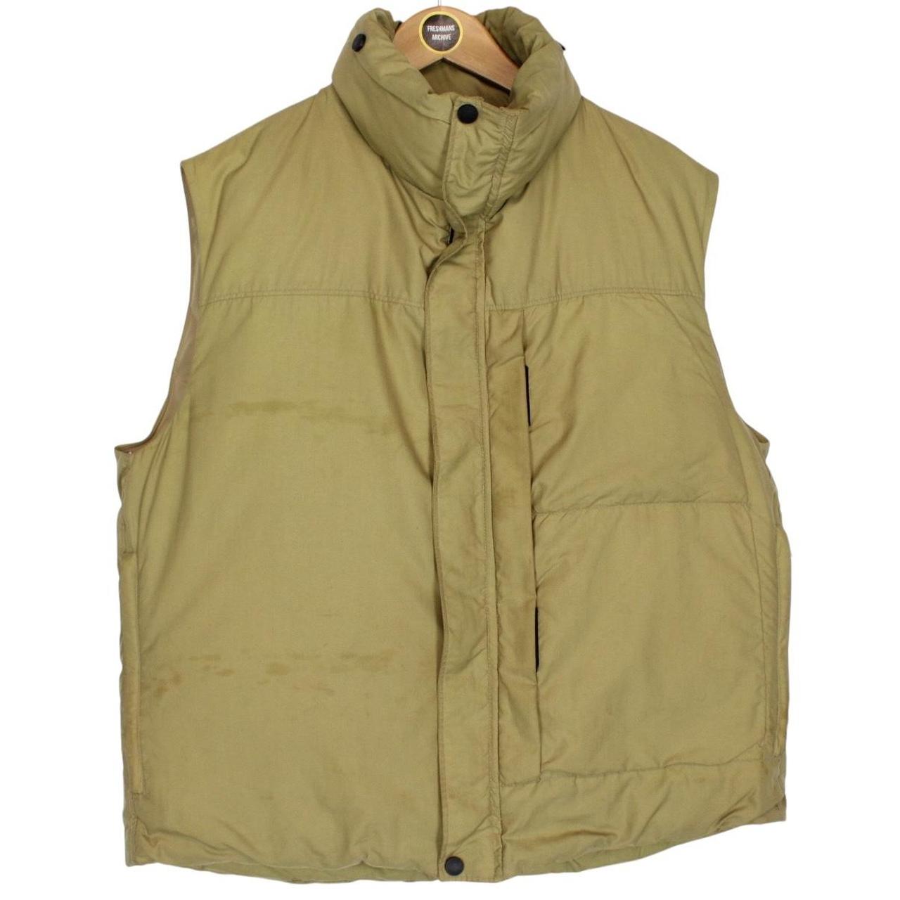 Vintage CP Company AW 2001 Tan Brown Nylon Piuma Doca Down Gilet