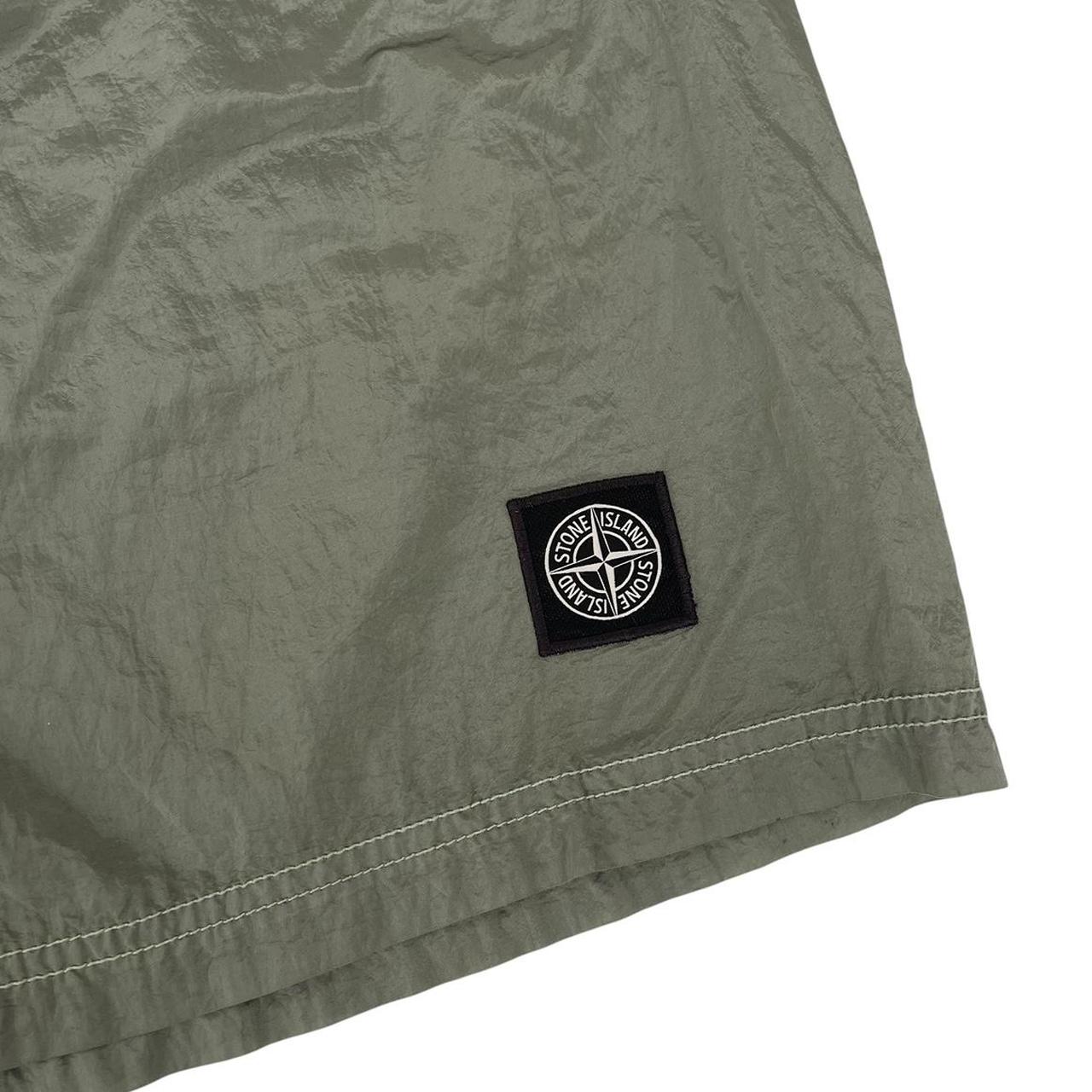 Stone Island Green Nylon Metal Swim Shorts