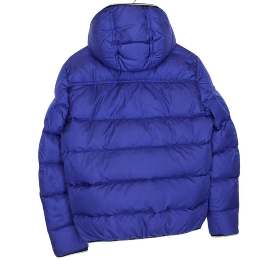 Moncler Thomas Blue Full Zip Hooded Down Jacket