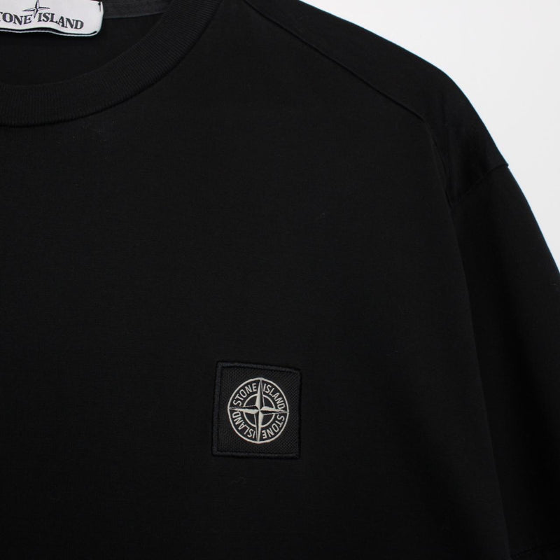 Stone Island SS 2019 Black Short Sleeve Compass T-Shirt