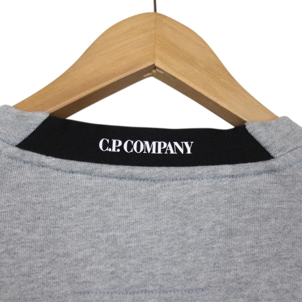 CP Company Grey Goggle Lens Sweatshirt Jumper