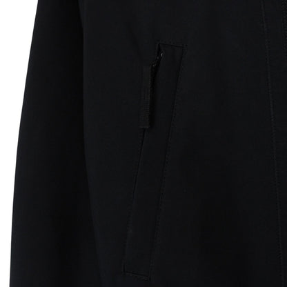Stone Island Junior Black Full Zip Soft Shell Jacket