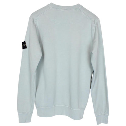 Stone Island Blue Cotton Sweatshirt Jumper