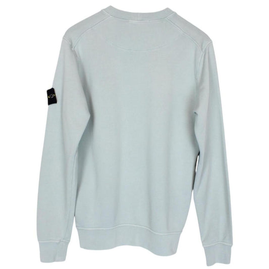 Stone Island Blue Cotton Sweatshirt Jumper