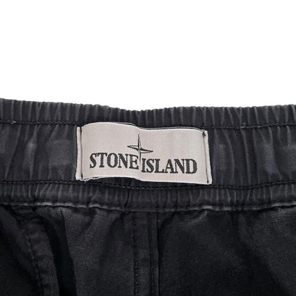 Stone Island AW 2023 Black RE-T Fit Cargo Trousers
