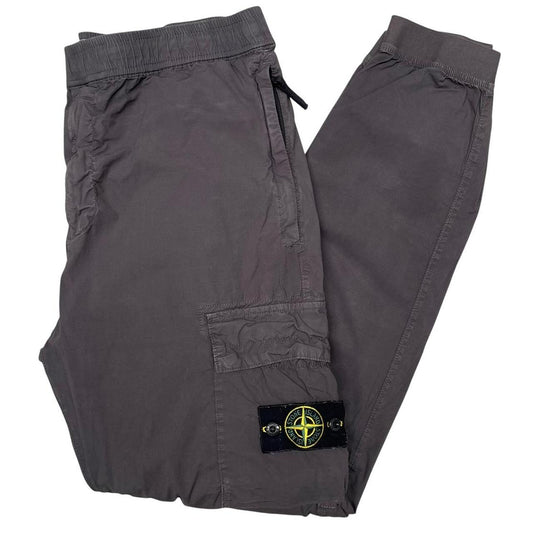 Stone Island SS 2022 Grey RE-T Fit Cargo Trousers