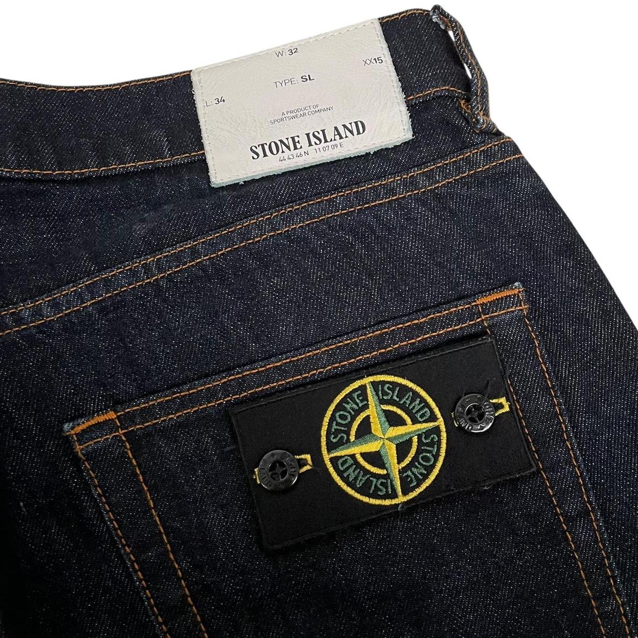 Stone Island AW 2015 Navy Blue Slim Fit Denim Jeans