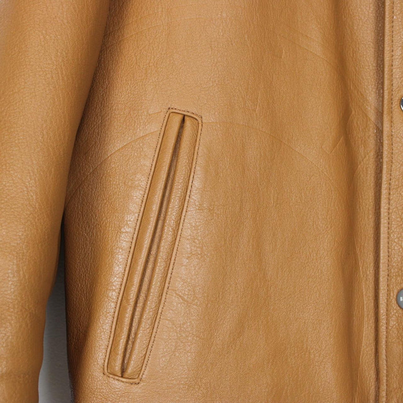 Kith for BMW Desert Brown Leather Bomber Jacket