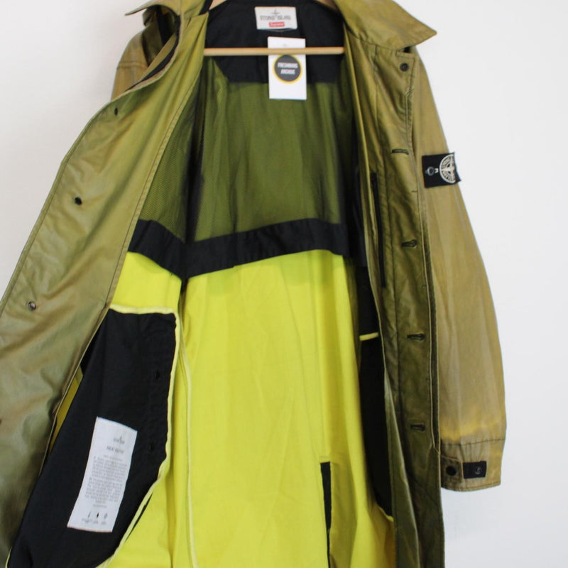 Stone Island x Supreme SS 2016 Heat Reactive Trench Coat