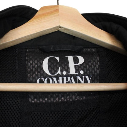 CP Company Black Full Zip Multi Pocket Soft Shell Goggle Jacket