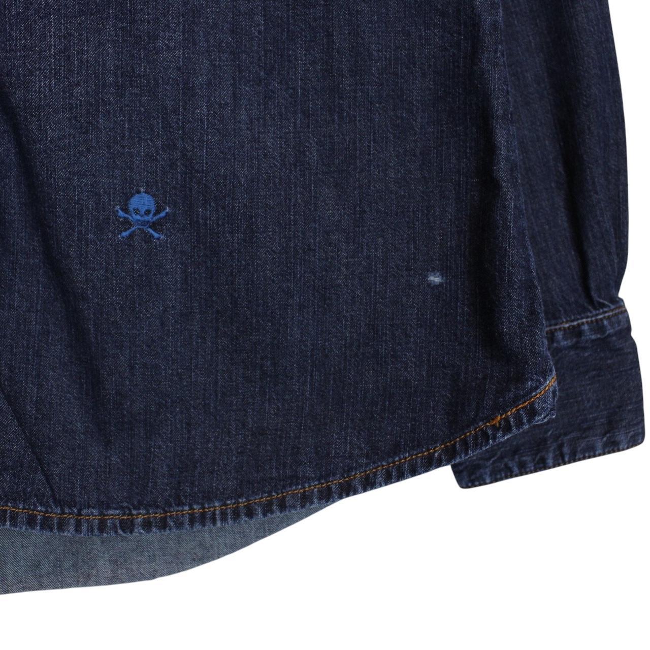 Vivienne Westwood x Lee Navy Blue Long Sleeve Denim Shirt
