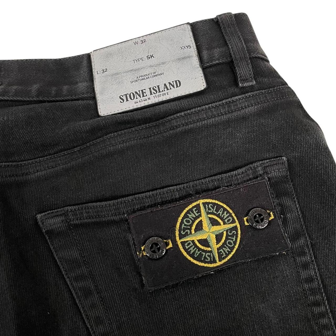 Stone Island AW 2018 Black Skinny Fit Denim Jeans