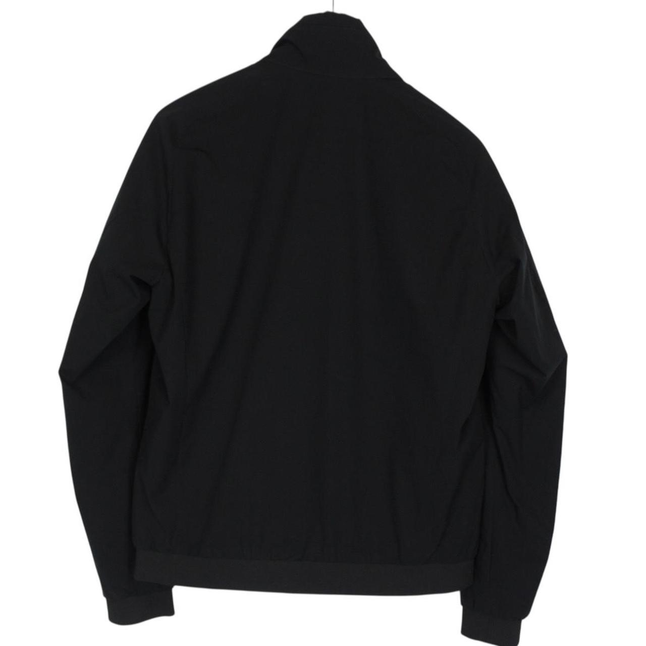 CP Company Blue Full Zip Pro-Tek Quilted Logo Print Jacket