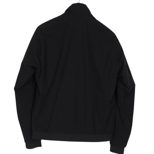 CP Company Blue Full Zip Pro-Tek Quilted Logo Print Jacket