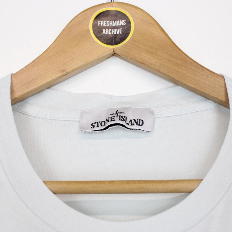 Stone Island Pale Blue Short Sleeve Compass T-Shirt