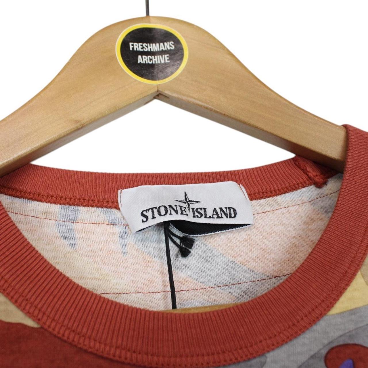 Stone Island AW 2022 Multicoloured Heritage Camo Short Sleeve T-Shirt