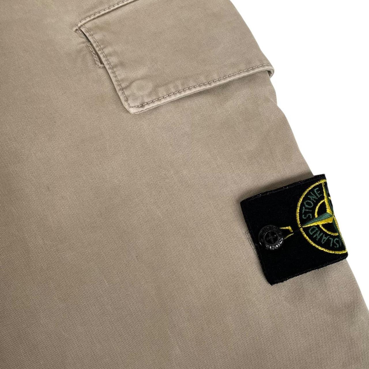 Stone Island AW 2022 Beige Skinny Fit Cargo Trousers