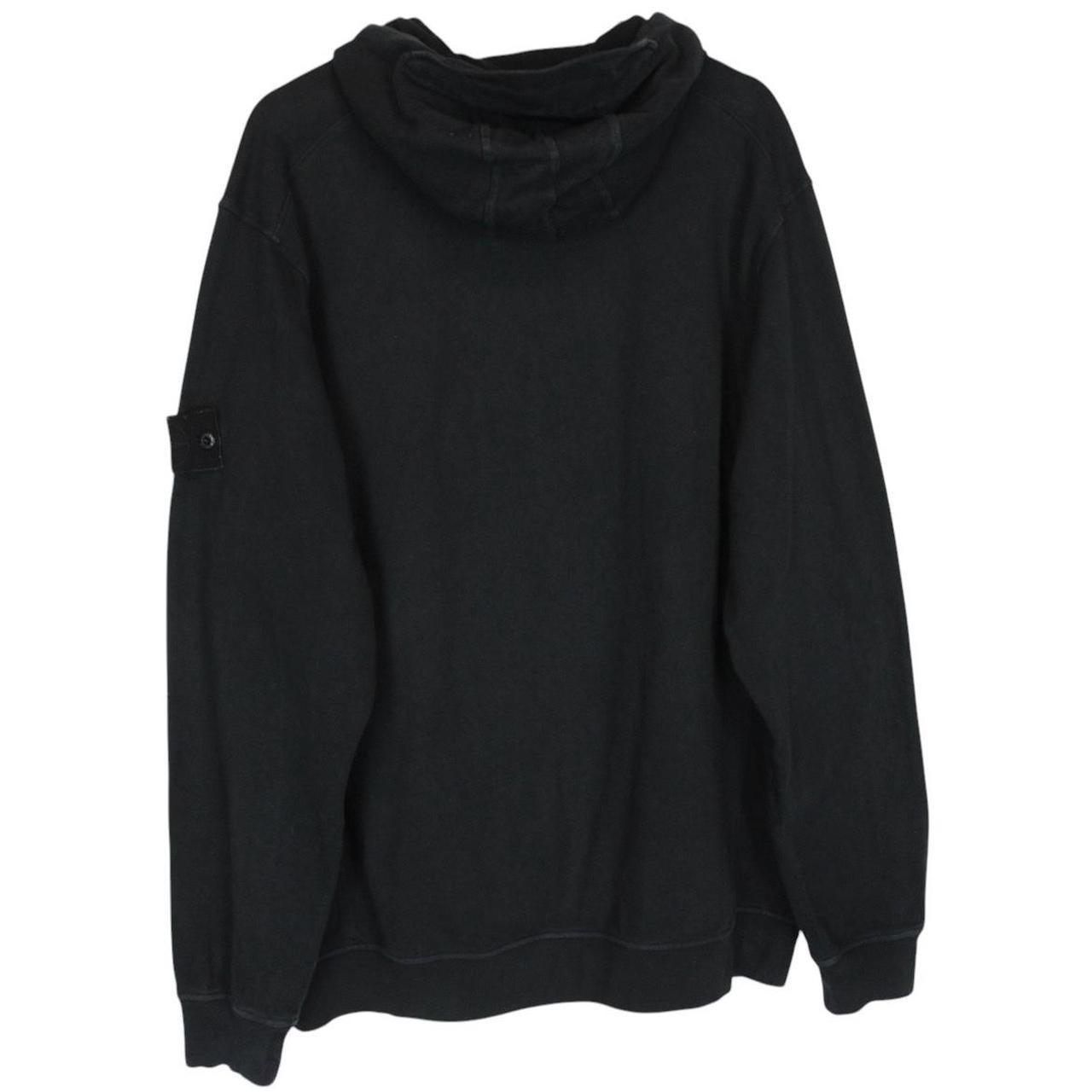 Stone Island Ghost SS 2023 Black Cotton Hoodie Jumper