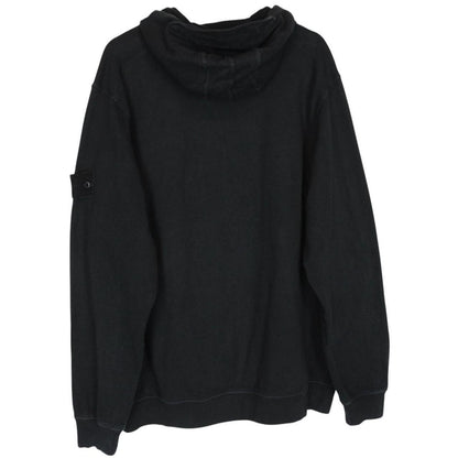 Stone Island Ghost SS 2023 Black Cotton Hoodie Jumper