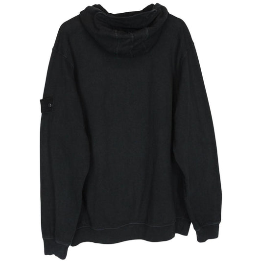 Stone Island Ghost SS 2023 Black Cotton Hoodie Jumper