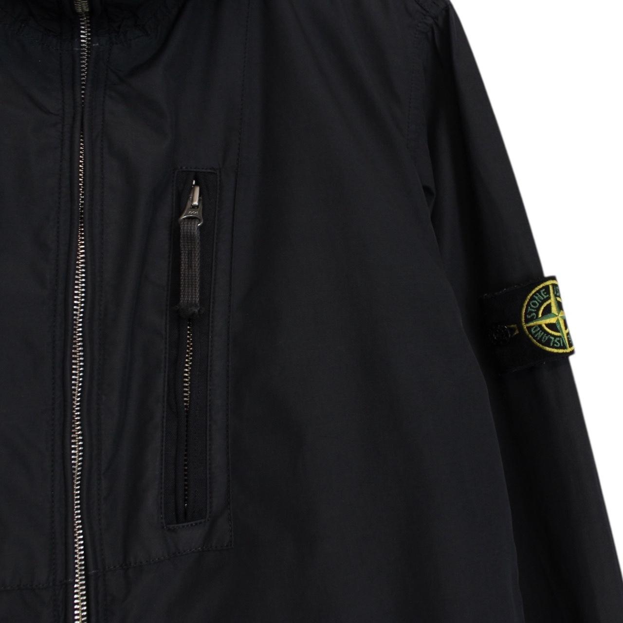 Stone Island SS 2008 Navy Blue Nylon Spalmatura Full Zip Jacket