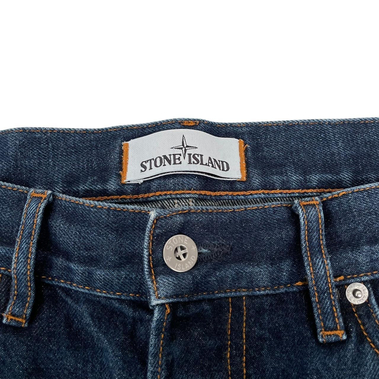 Stone Island SS 2017 Navy Blue RE-T Fit Denim Jeans