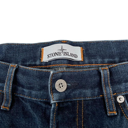 Stone Island SS 2017 Navy Blue RE-T Fit Denim Jeans