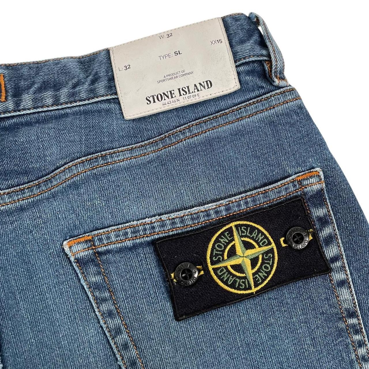 Stone Island AW 2018 Navy Blue Slim Fit Denim Jeans
