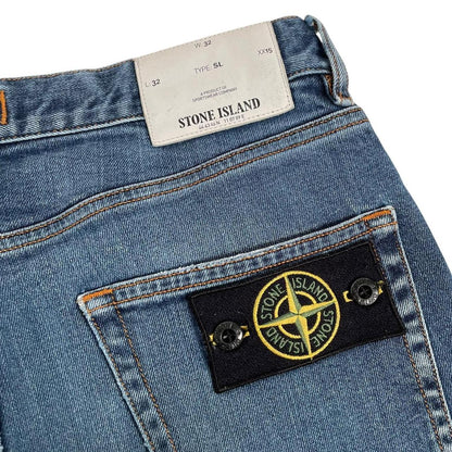 Stone Island AW 2018 Navy Blue Slim Fit Denim Jeans