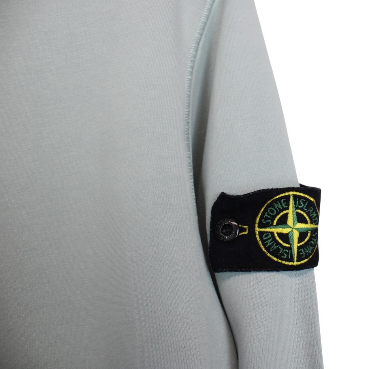 Stone Island Blue Cotton Sweatshirt Jumper