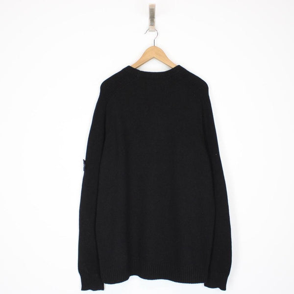 Stone Island AW 2019 Black Wool Knit Jumper