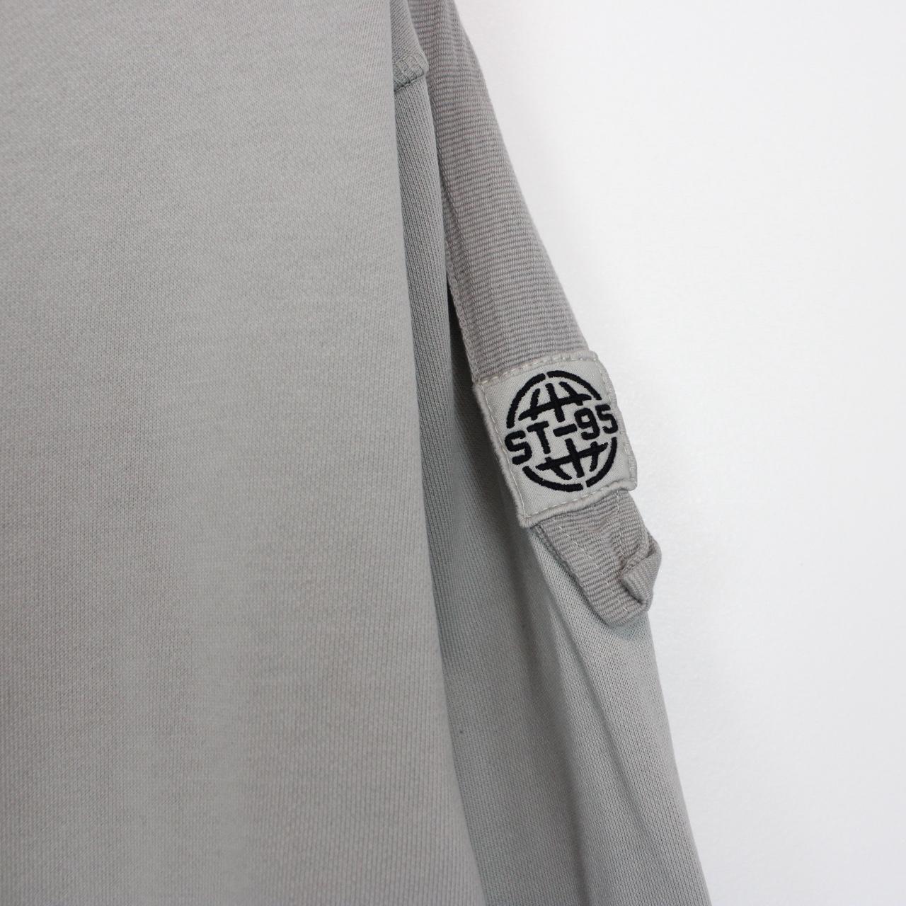 ST95 Light Grey Cotton Hoodie Jumper