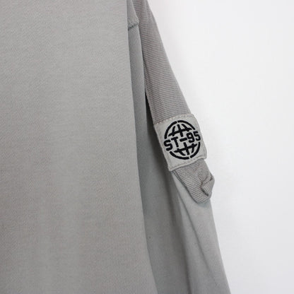 ST95 Light Grey Cotton Hoodie Jumper