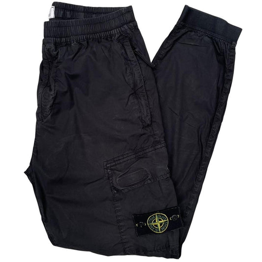 Stone Island SS 2021 Black RE-T Fit Cargo Trousers