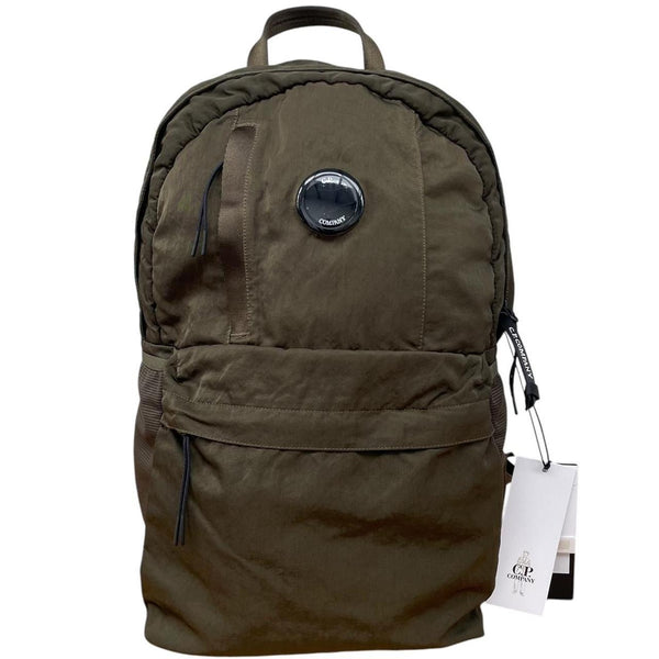 CP Company Ivy Green Lens Nylon Backpack