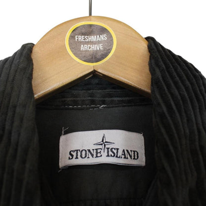 Stone Island SS 2020 Brown Long Sleeve Jumbo Corduroy Shirt